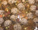 A picture of step 4 of Quick Meatball Soup.
