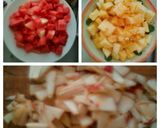 A picture of step 1 of Fruit Punch.