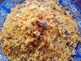 روز مبخر باللحم رائع ولذيذ بنة لا تقاوم 😋😋😋🌺🌺