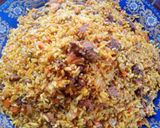 صورة لخطوة 5 من وصفة روز مبخر باللحم رائع ولذيذ بنة لا تقاوم 😋😋😋🌺🌺