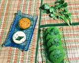 A picture of step 6 of Green Idli.