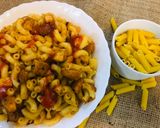 A picture of step 7 of Masala Pasta.