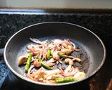 A picture of step 3 of RAJMA CURRY with EGGS.