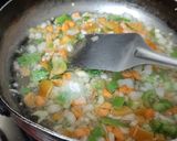 A picture of step 9 of Red sauce vegetables Italian pasta.