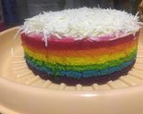Foto langkah ke 9 dari resep Rainbow Cake Kukus.