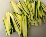 A picture of step 1 of Zucchini Salad.