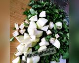 A picture of step 2 of Mix daal.