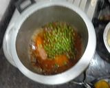 A picture of step 3 of Vegetable Pulao.
