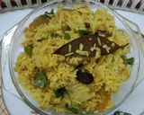 A picture of step 5 of Dal Khichudi.