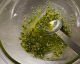 A picture of step 3 of Steamed Eggplants with Sonia’s Pesto.