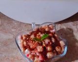 A picture of step 6 of Chana chat.