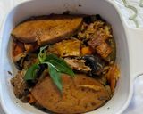 A picture of step 4 of Vegetarian Braised Fish with Vegetables.
