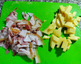 Foto del paso 2 de la receta: ~ Zucchini relleno con panceta y queso ~