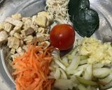 Foto langkah ke 1 dari resep MpASI 12bln+ Tumis ayam tempe wortel simple.