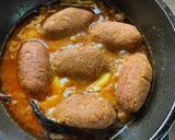A picture of step 9 of Soyabean Muithya.