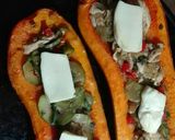 Foto del paso 6 de la receta: Calabaza con pollo y verduras al wok