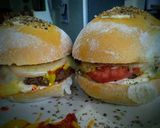Foto del paso 6 de la receta: Hamburguesa Casera con Pan Artesanal!!🎅🍻