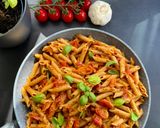 Penne all’arrabbiata recept fázis 3 fotója