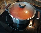 A picture of step 6 of Garlic Soup with Chorizo.