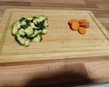 Foto del paso 3 de la receta Arroz con pollo con calabacín y zanahoria