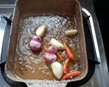 Foto langkah ke 4 dari resep Sayur Kecambah Tahu (Kuah Lontong Balap).