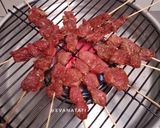 A picture of step 5 of Sate Maranggi from Purwakarta.
