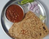 A picture of step 8 of Chana Masala.