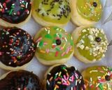 Foto langkah ke 7 dari resep Donat coklat & matcha🍩.
