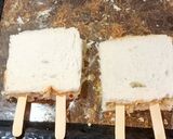 A picture of step 4 of Bread Eggs Lollipop French Toast.
