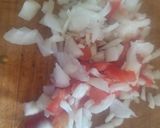 A picture of step 1 of Seasoned Shrimp w/ EZ Homemade Sauce &fresh Mozzarella.