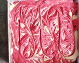 Foto langkah ke 6 dari resep Red velvet cream cheese brownies.