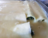 Foto del paso 6 de la receta: Falsos canelones de Puerro con Espinacas y Requesón