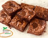 A picture of step 5 of Fudgy Brownies.