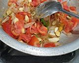 A picture of step 1 of Methi Malai Matar.