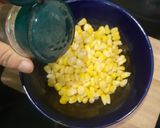 รูปขั้นตอนการทำที่ 1 ของ Corn chaat ข้าวโพดคลุกแบบอินเดีย