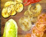 Foto del paso 6 de la receta: Sándwich Vegetariano saludable de verduras grilladas
