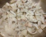 A picture of step 2 of Spaghetti with Squid Ink.