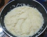 A picture of step 3 of Kesari Sama Rice halwa.