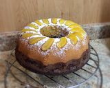 Foto del paso 7 de la receta 🍑Bizcocho de melocotón con cacao☕️