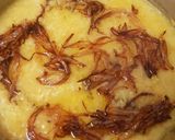 A picture of step 5 of Bangla kisuri (rice pudding).