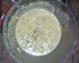 A picture of step 3 of Besan masala toast.