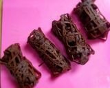 Foto langkah ke 4 dari resep Roti jala coklat.