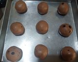 Foto langkah ke 4 dari resep Chocolate Mochi Bun.