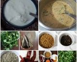 A picture of step 6 of Teekhi palak methi Kadhi.
