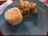 Guiso zapallo italiano con arroz