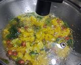 A picture of step 5 of Batata poha.