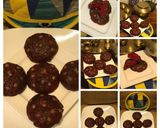 A picture of step 7 of Eggless Tutti Frutti Red Velvet Cookies.