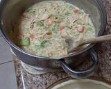 A picture of step 4 of Chicken Pot Pie.