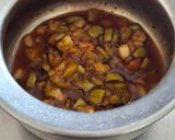 A picture of step 3 of Instant golkeri aachar.