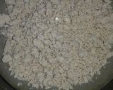 A picture of step 2 of White rice with awara and egg sauce.